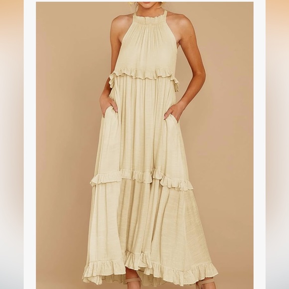 Ruffle Maxi Dress - Picture 3 of 10